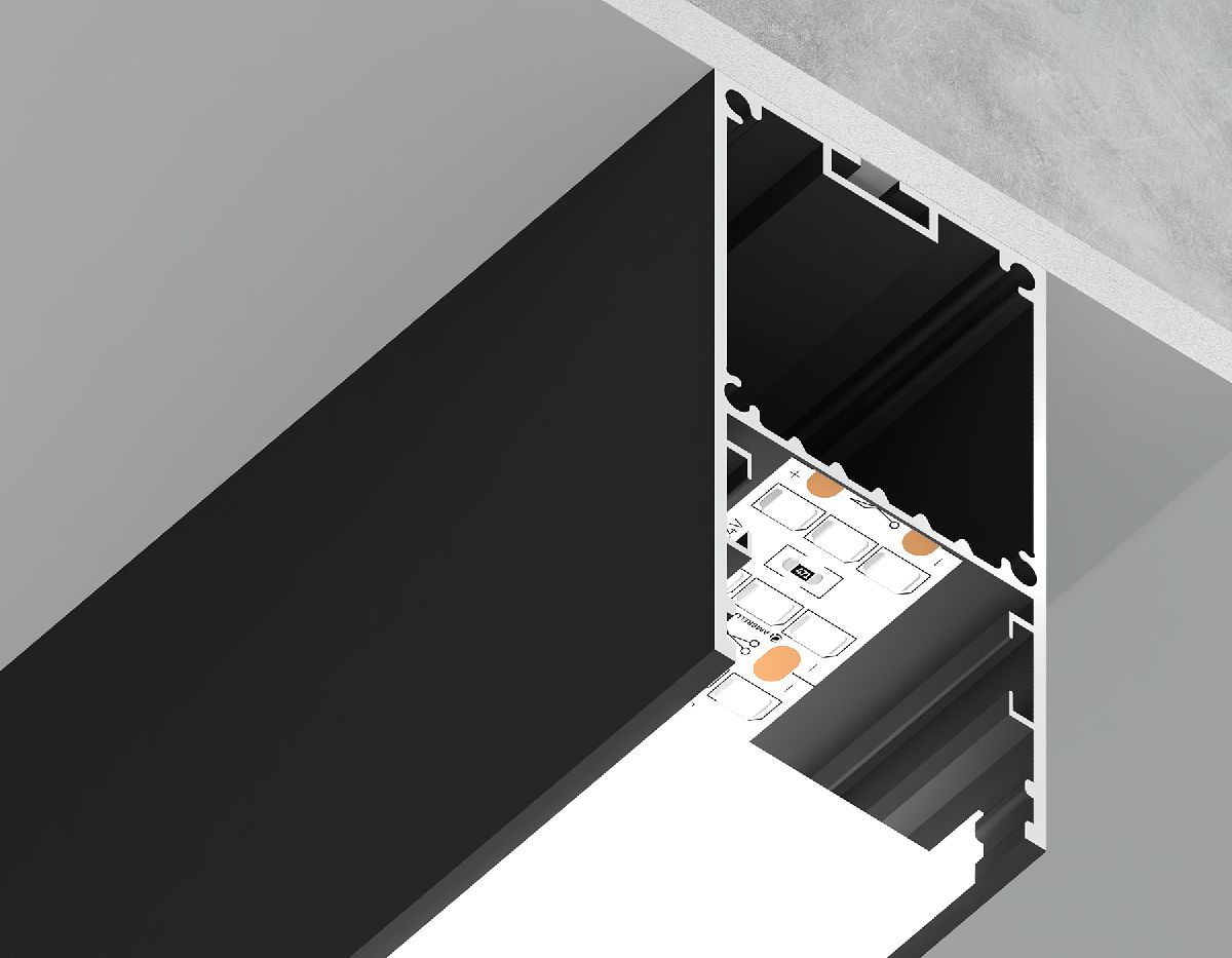 Алюминиевый профиль Ambrella Light Profile System GP3000BK Алюминиевый профиль Ambrella Light Profile System GP3000BK