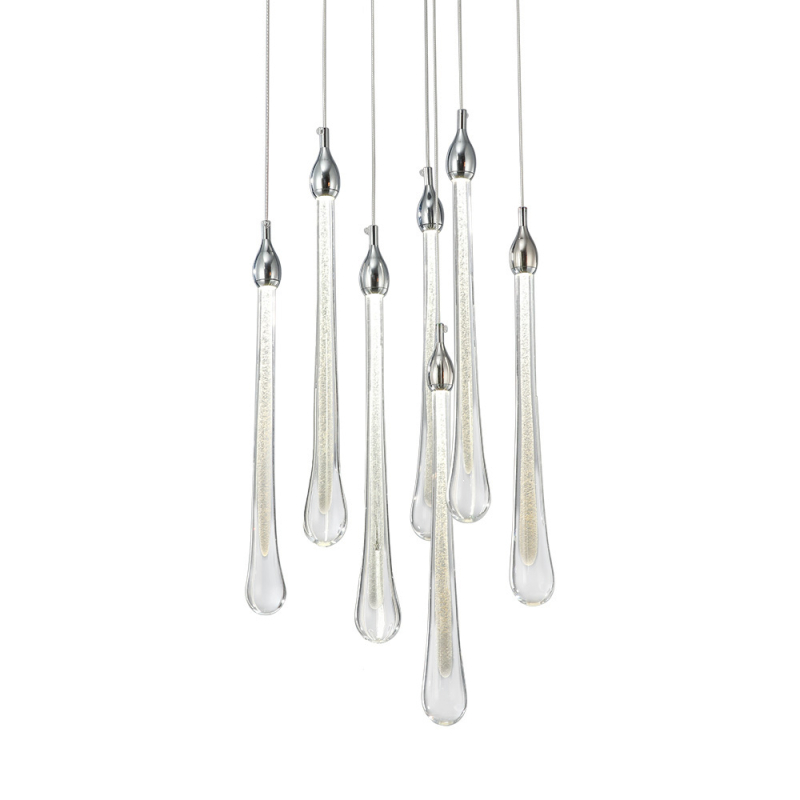 Подвесной светильник Delight Collection Teardrop OM801670-7-CH Подвесной светильник Delight Collection Teardrop OM801670-7-CH