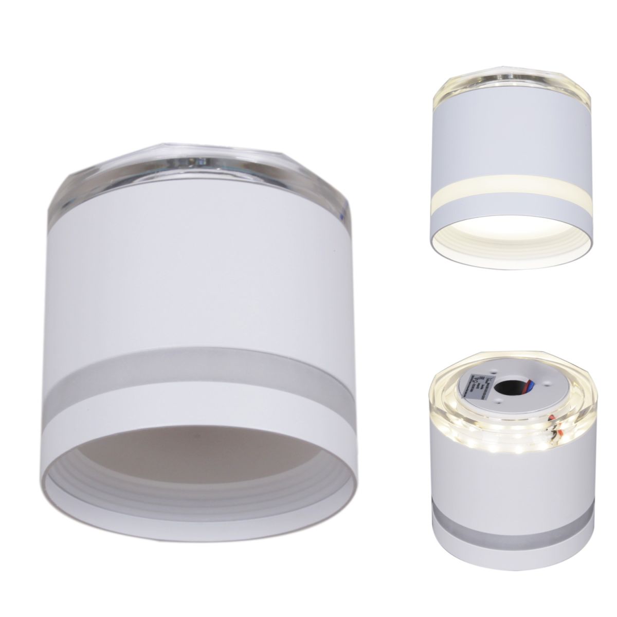 Накладной светильник Reluce 53001-9.5-001LD GX53+LED3W WT Накладной светильник Reluce 53001-9.5-001LD GX53+LED3W WT