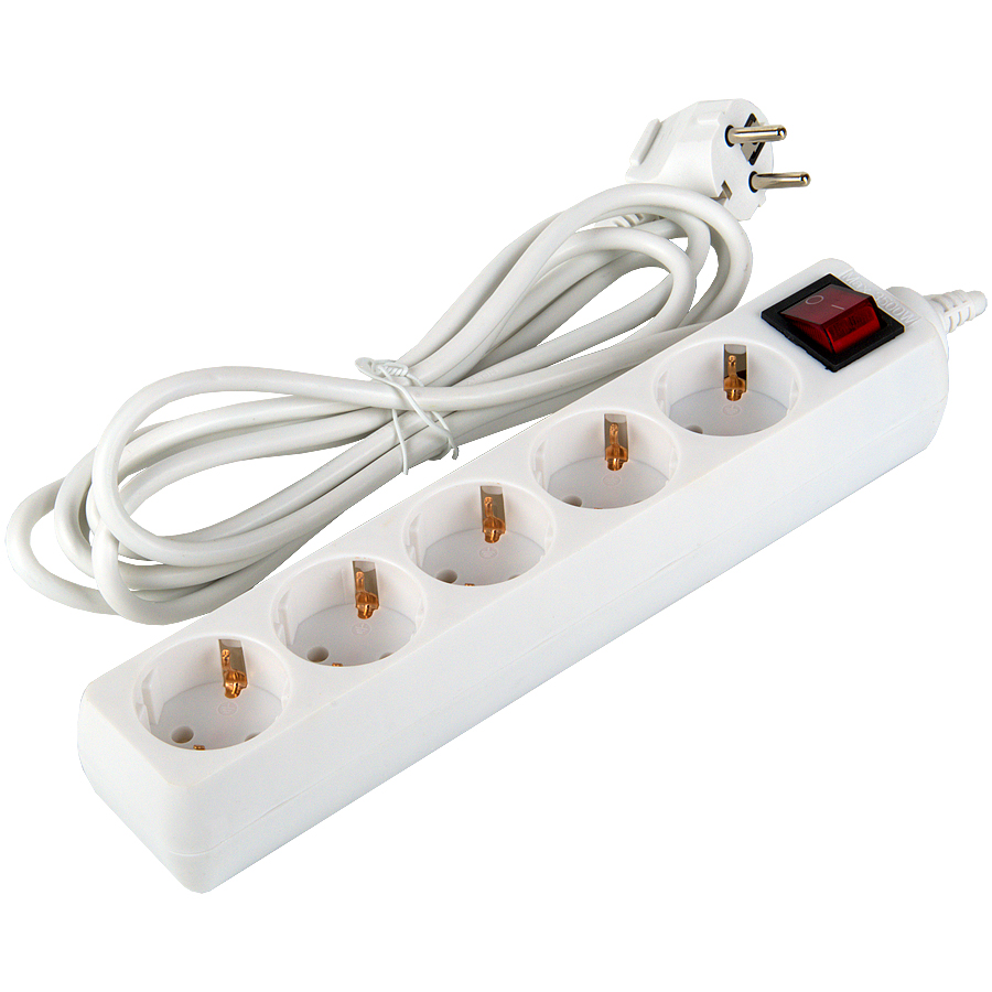 Удлинитель бытовой General GES-16-3x100-5-3m-S 470005