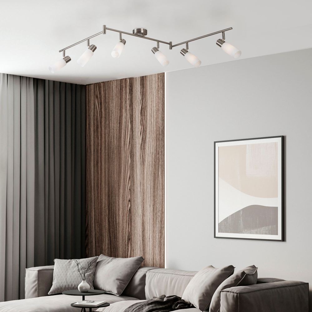 Спот Eurosvet Мэдиссон 20043/6 сатин-никель