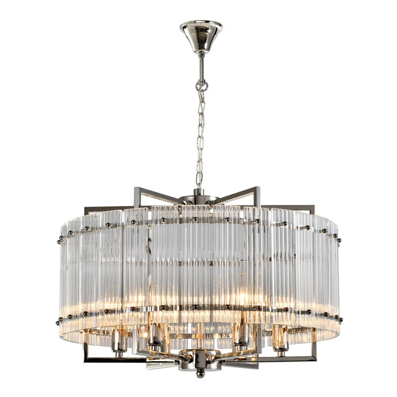 Подвесная люстра iLamp Silverstone P9503-6 Nickel Подвесная люстра iLamp Silverstone P9503-6 Nickel