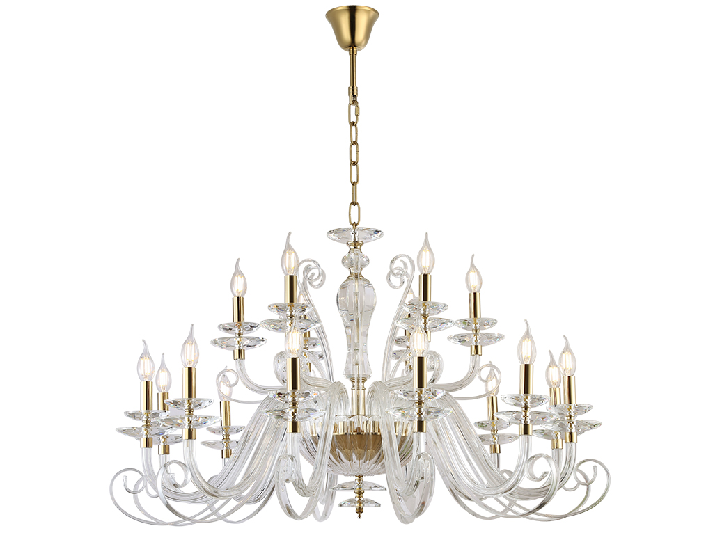 Подвесная люстра Newport Annabelle 8576+12/C gold polished М0070814