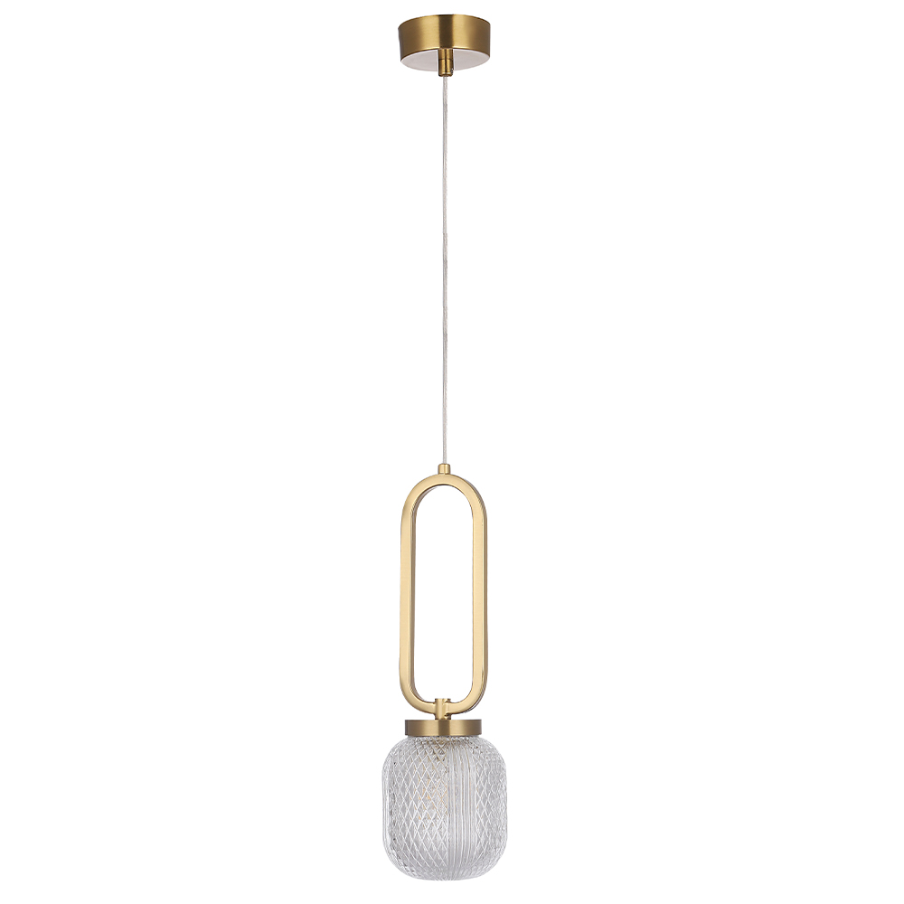 Подвесной светильник Crystal Lux CAROLINA SP1 V2 BRASS Подвесной светильник Crystal Lux CAROLINA SP1 V2 BRASS