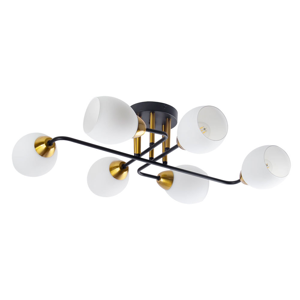 Потолочная люстра Arte Lamp Andrea A8141PL-6BK Потолочная люстра Arte Lamp Andrea A8141PL-6BK
