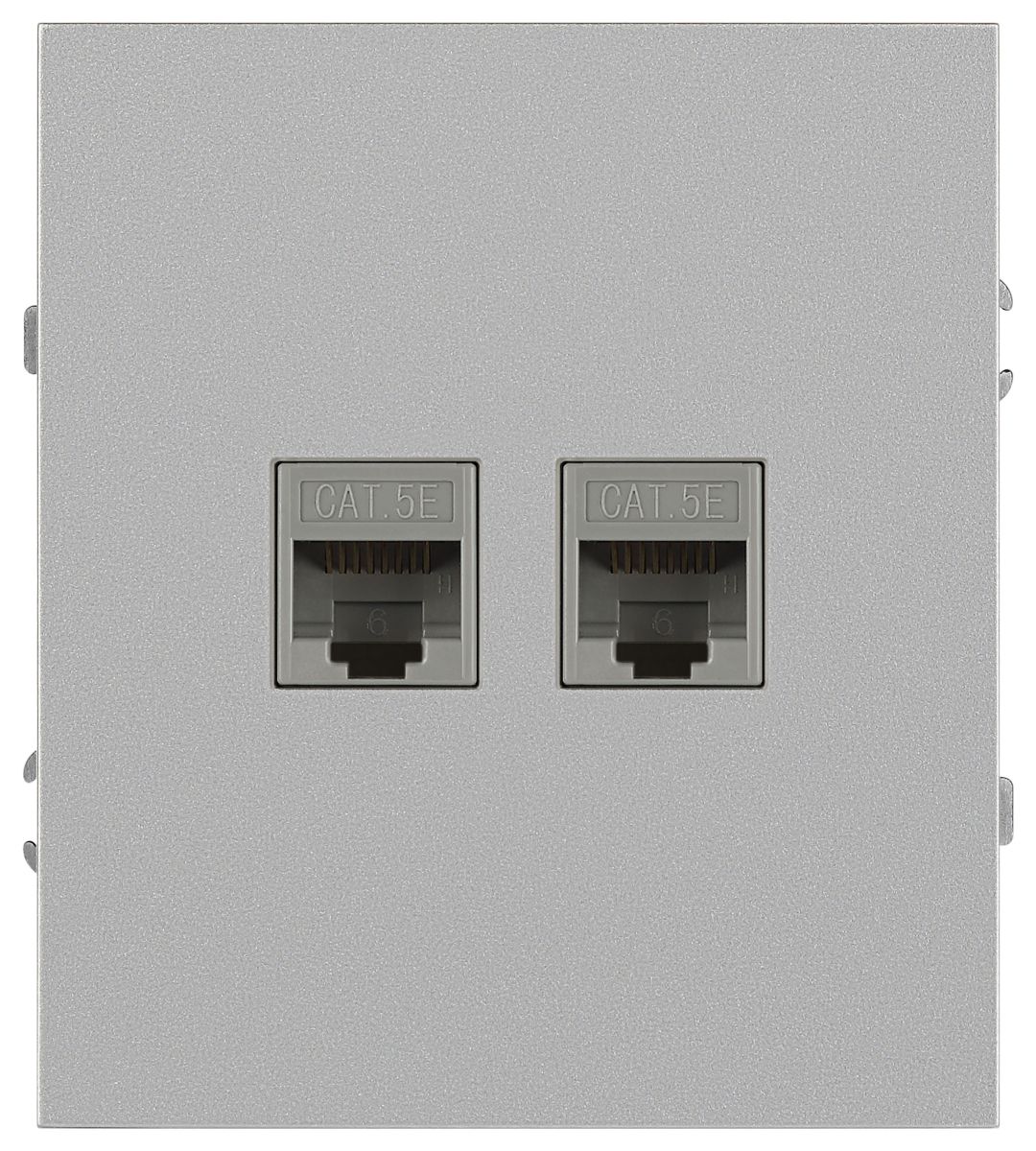 Розетка Эра Arktik 16-3108-03 информационная двойная 2XRJ45 алюминий Б0070486