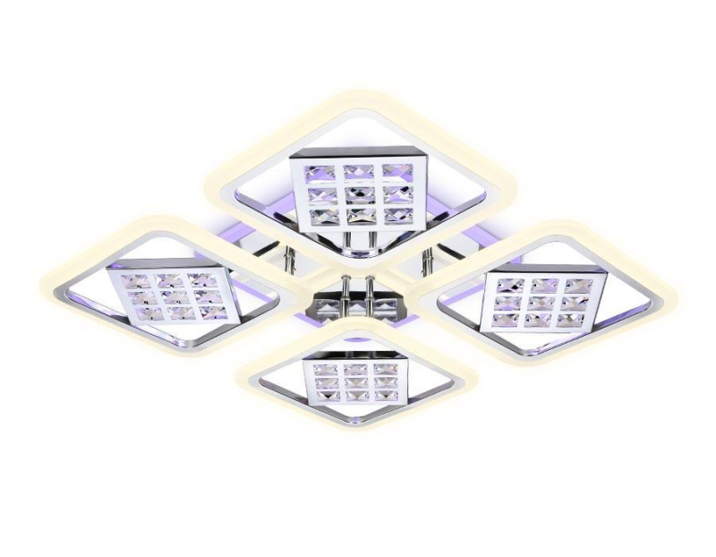 Потолочная светодиодная люстра Ambrella Light Acrylica Ice FA288 Потолочная светодиодная люстра Ambrella Light Acrylica Ice FA288