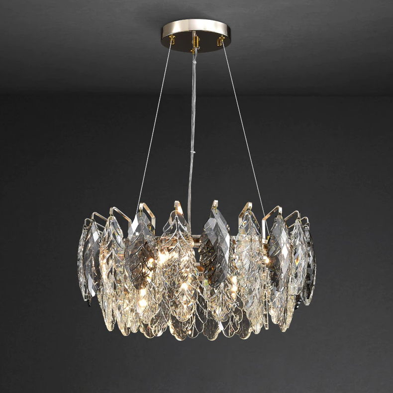 Подвесная люстра Delight Collection D8011P/R-600 gold/smoky