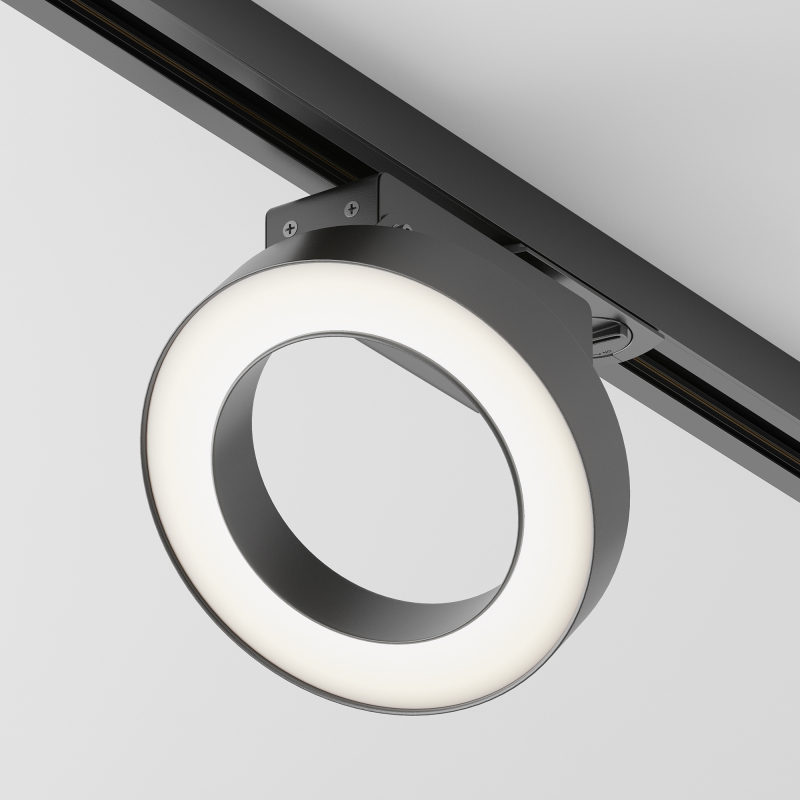 Трековый светильник Maytoni Technical Rim TR044-1-12W4K-B Трековый светильник Maytoni Technical Rim TR044-1-12W4K-B