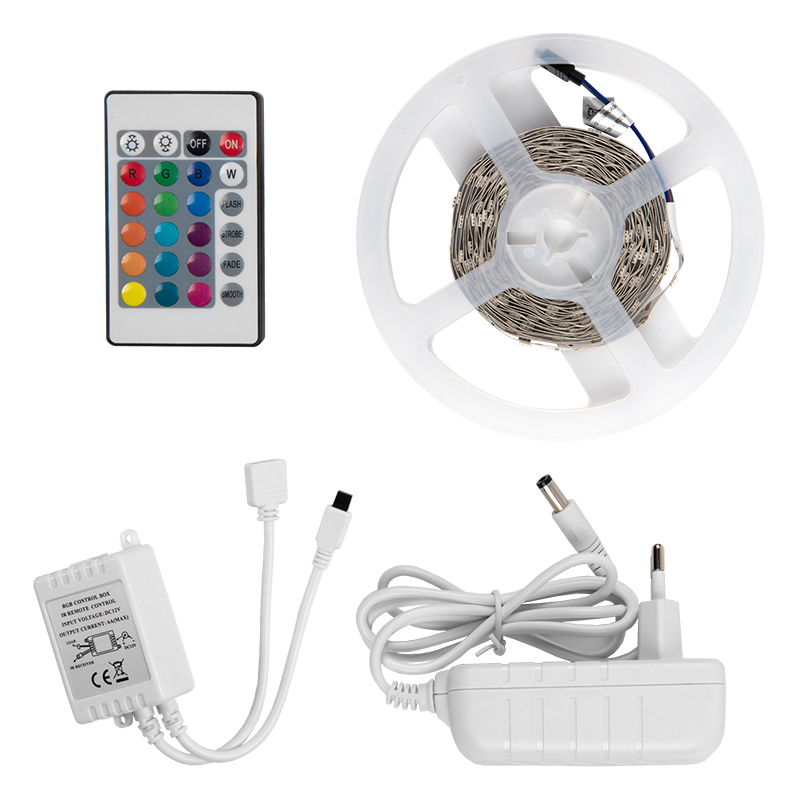 Светодиодная лента (комплект) General GLS-5050-30-7.2-12-IP20-PRO-RGB-5-KIT 503622 Светодиодная лента (комплект) General GLS-5050-30-7.2-12-IP20-PRO-RGB-5-KIT 503622