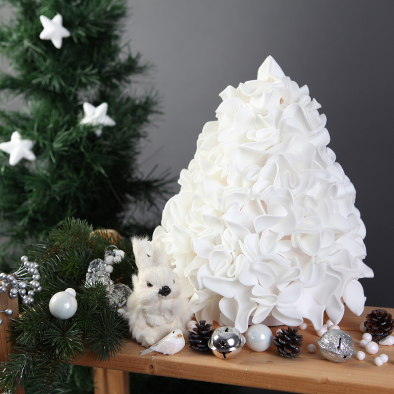 Настольная лампа Uniel ULW-R07 T/WHITE+GREEN/150C/A Ель белая UL-00009404 Настольная лампа Uniel ULW-R07 T/WHITE+GREEN/150C/A Ель белая UL-00009404