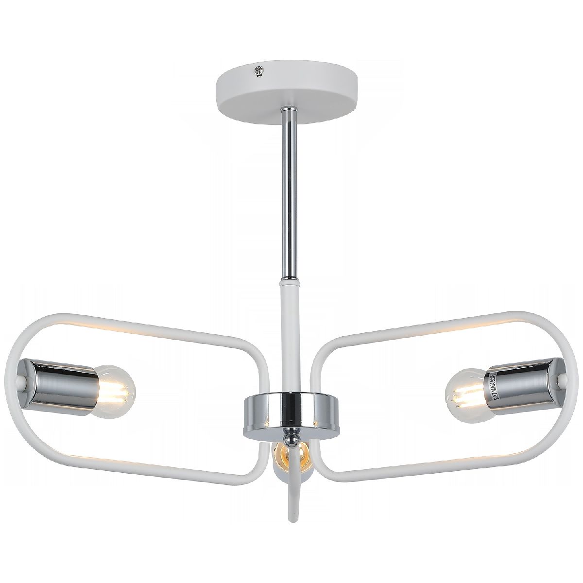 Люстра на штанге Illumico IL8253-3COU-79 WH CR Люстра на штанге Illumico IL8253-3COU-79 WH CR