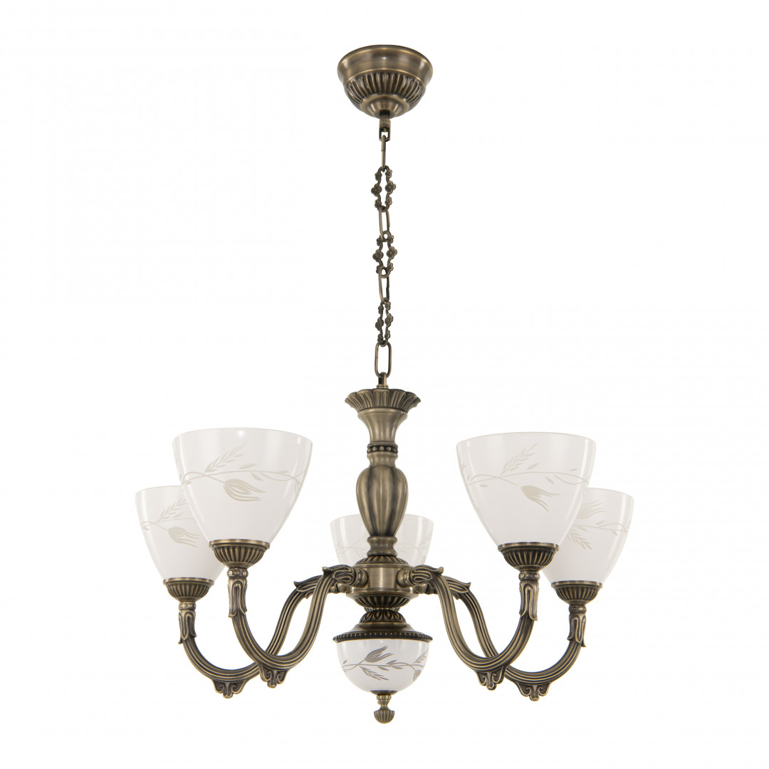 Подвесная люстра Arte Milano 347837/5 AB Подвесная люстра Arte Milano 347837/5 AB