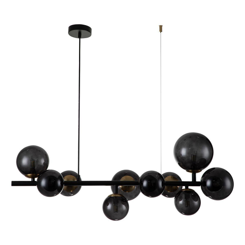 Подвесная люстра Indigo Molecola 11018/10P Black V000196 Подвесная люстра Indigo Molecola 11018/10P Black V000196