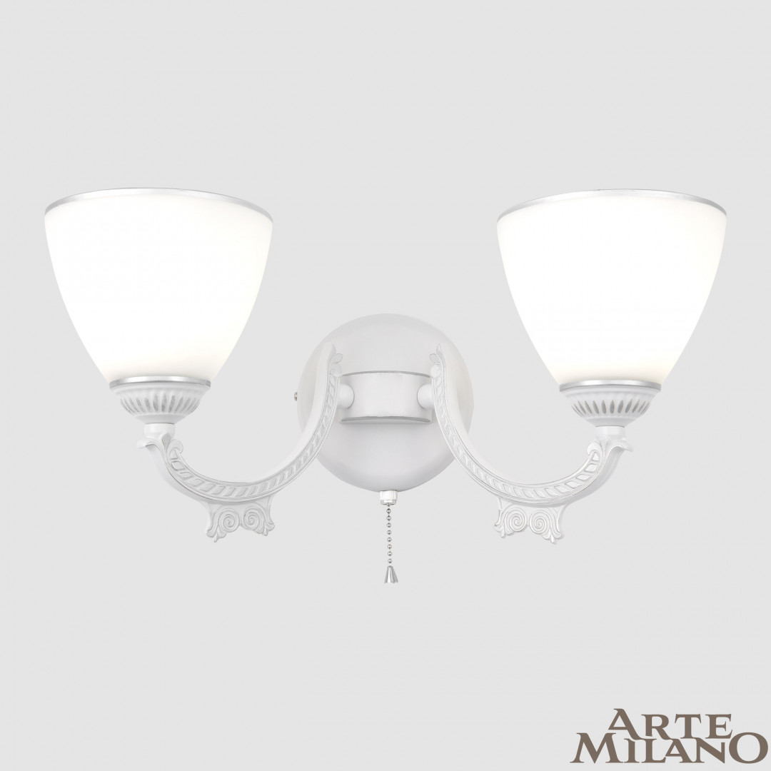 Бра Arte Milano 342837/2W WT+SL Бра Arte Milano 342837/2W WT+SL
