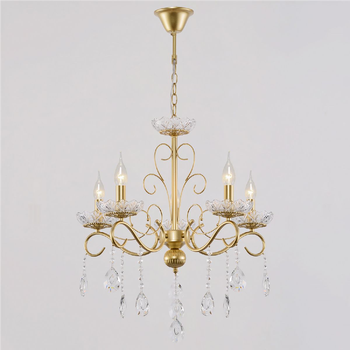 Подвесная люстра Reluce 04201-0.4-05 GOLD Подвесная люстра Reluce 04201-0.4-05 GOLD