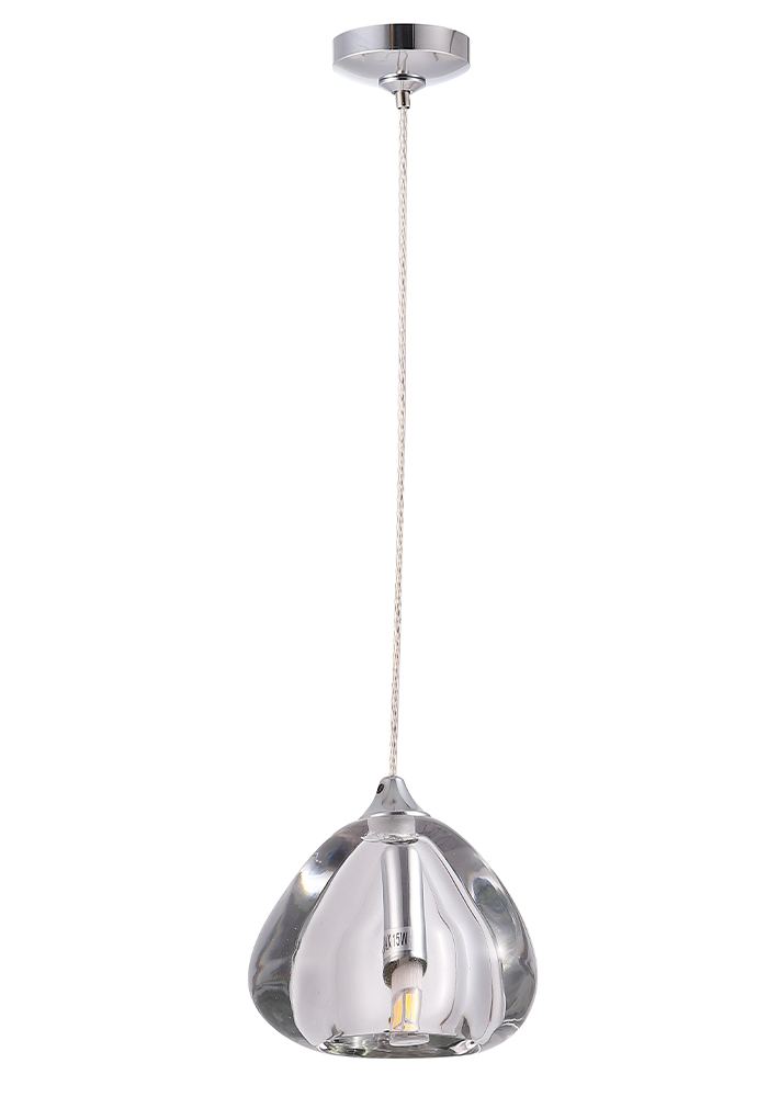 Подвесной светильник Crystal Lux VERANO SP1 TRANSPARENT Подвесной светильник Crystal Lux VERANO SP1 TRANSPARENT