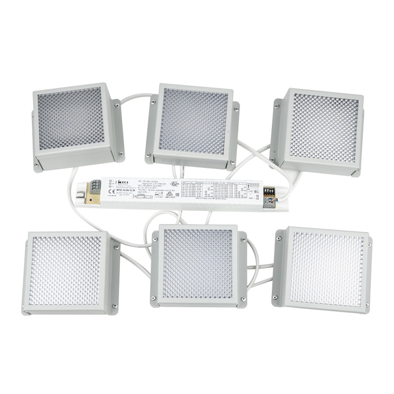 Встраиваемый светильник Uniel ULP-0808 42W/4000К IP40 GRILYATO WHITE KIT06 UL-00011060