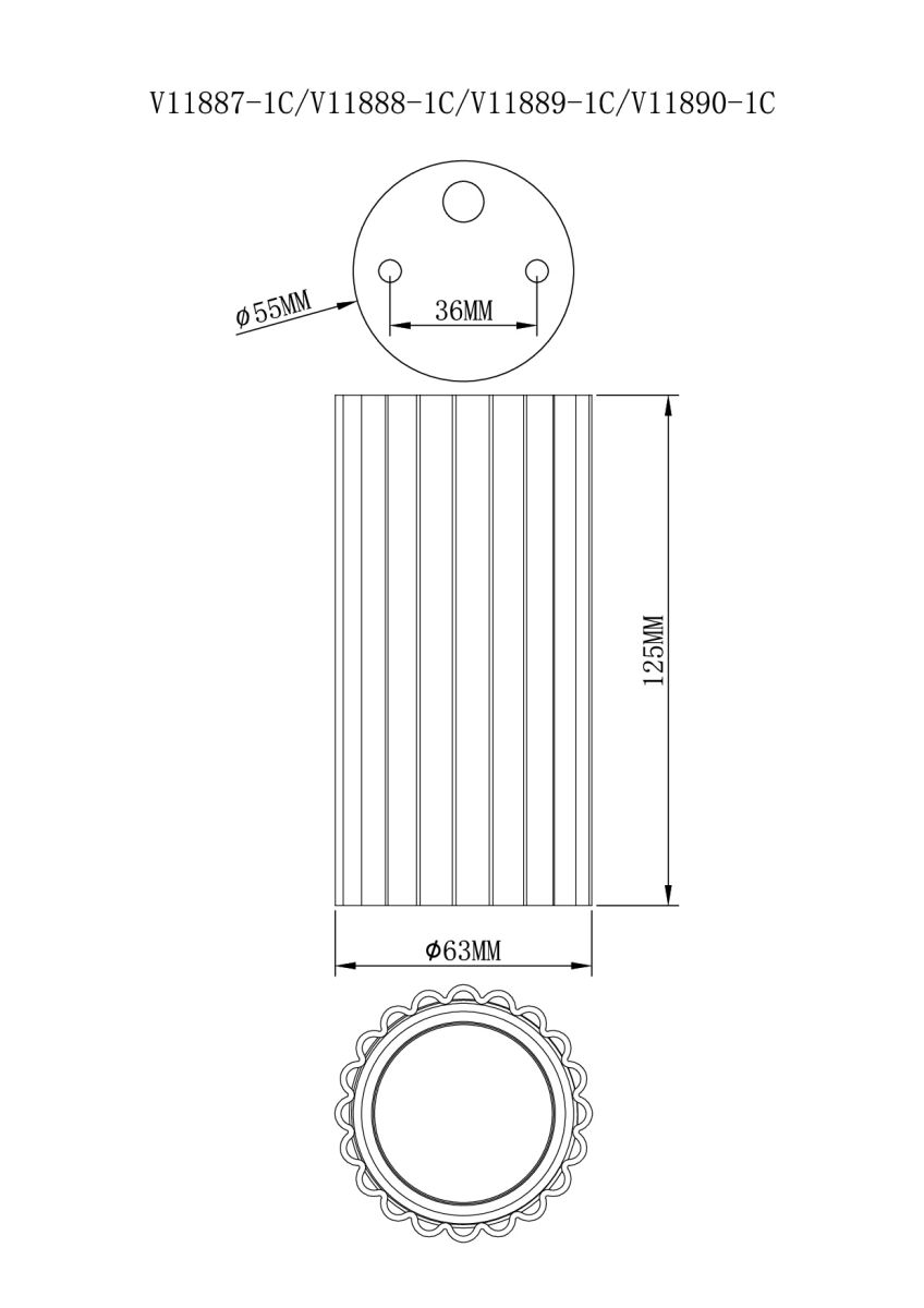 Точечный светильник Moderli Cora V11887-1C