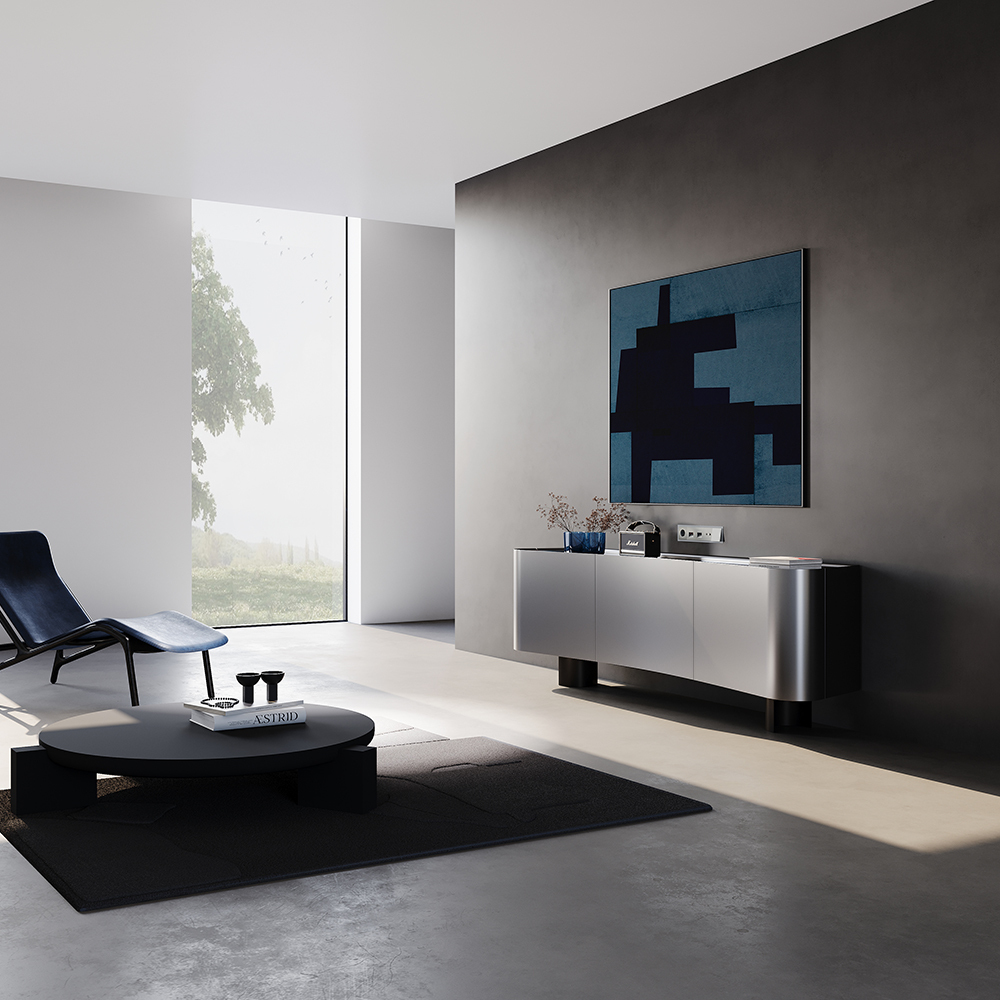 Рамка на 5 постов Voltum S70 VLS110505 (сталь, стекло)