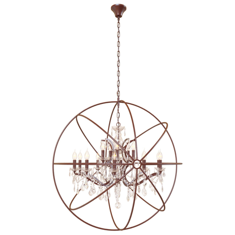 Подвесная люстра LOFT IT Foucaults orb crystal Loft1897/15 Подвесная люстра LOFT IT Foucaults orb crystal Loft1897/15