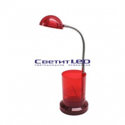 Настольная лампа 220V 3W Красный