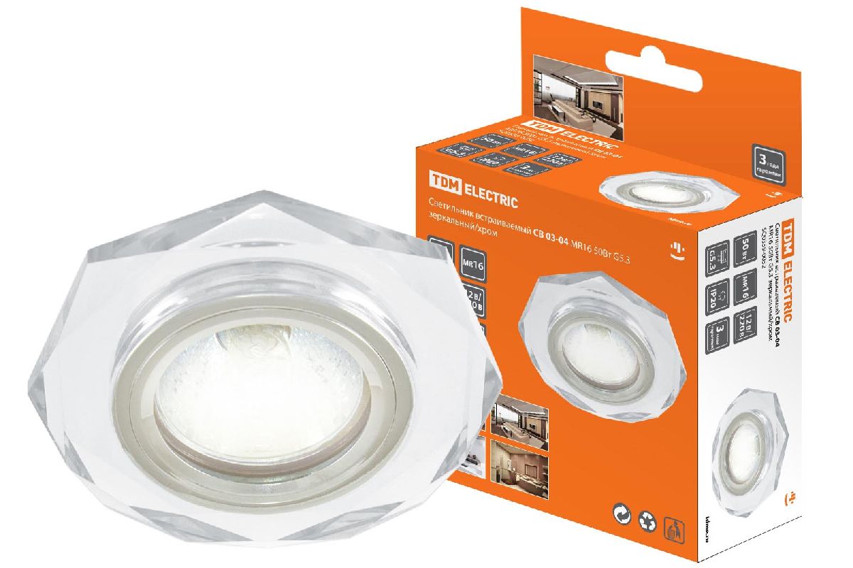 Встраиваемый светильник TDM Electric СВ 03-04 SQ0359-0052 Встраиваемый светильник TDM Electric СВ 03-04 SQ0359-0052