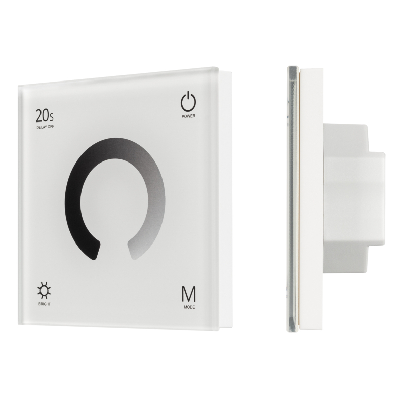 Панель Arlight Smart-P4-Dim-G-IN White (12-24V, 4x3A, Sens, 2.4G) 034774 Панель Arlight Smart-P4-Dim-G-IN White (12-24V, 4x3A, Sens, 2.4G) 034774