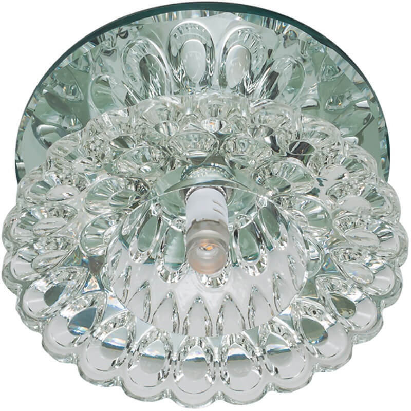 Встраиваемый светильник Fametto DLS-F124 G4 GLASSY/CLEAR 10643 Встраиваемый светильник Fametto DLS-F124 G4 GLASSY/CLEAR 10643