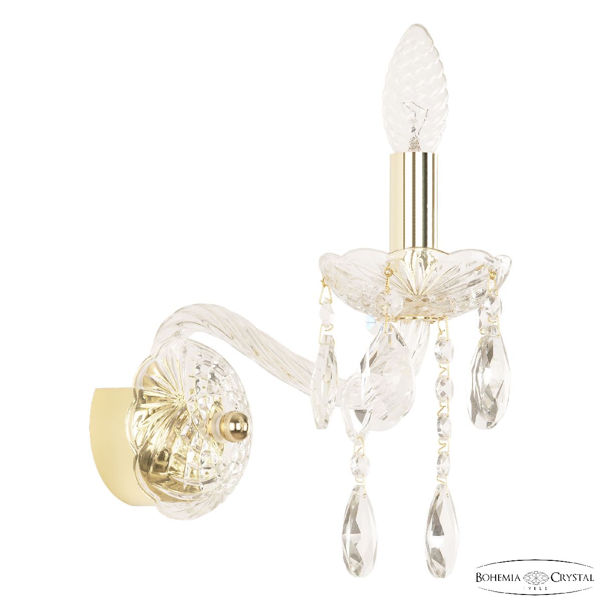 Бра Bohemia Ivele Crystal 107B/1/165 G Бра Bohemia Ivele Crystal 107B/1/165 G