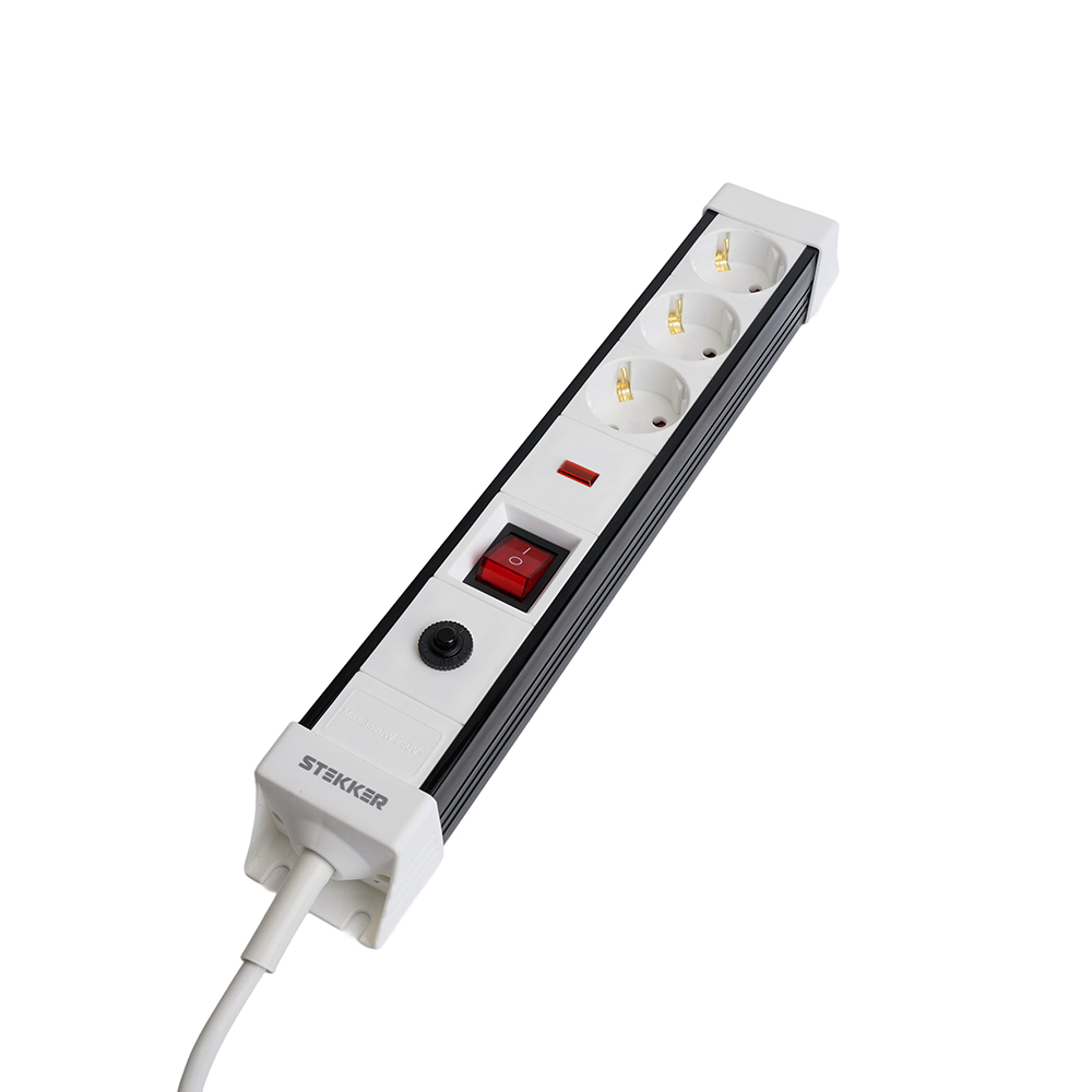 Сетевой фильтр 3-местный с/з Stekker Techno HM22-31-03 50145