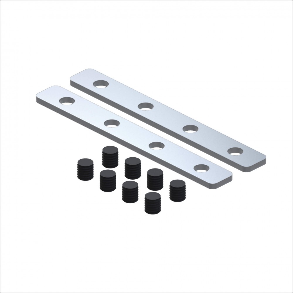 Прямой соединитель трек системы AM Group AM570 00005938 (2 крепежа, 8 винтов) Прямой соединитель трек системы AM Group AM570 00005938 (2 крепежа, 8 винтов)