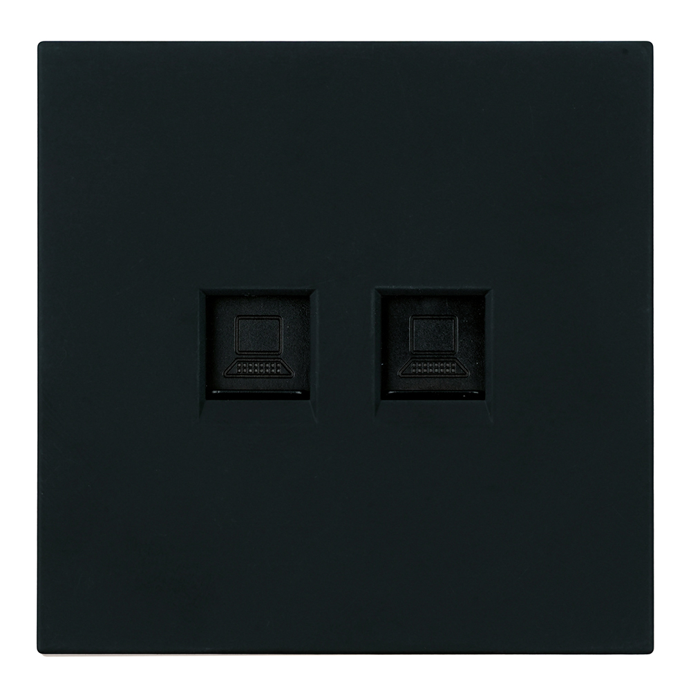 Розетка компьютерная 2-местная RJ-45 (механизм) Stekker Мия RST00-3111-05 50451