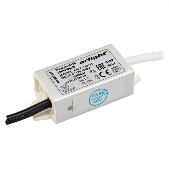 Блок питания Arlight ARPV-12012-D (12V, 1.0A, 12W) 022205 Блок питания Arlight ARPV-12012-D (12V, 1.0A, 12W) 022205