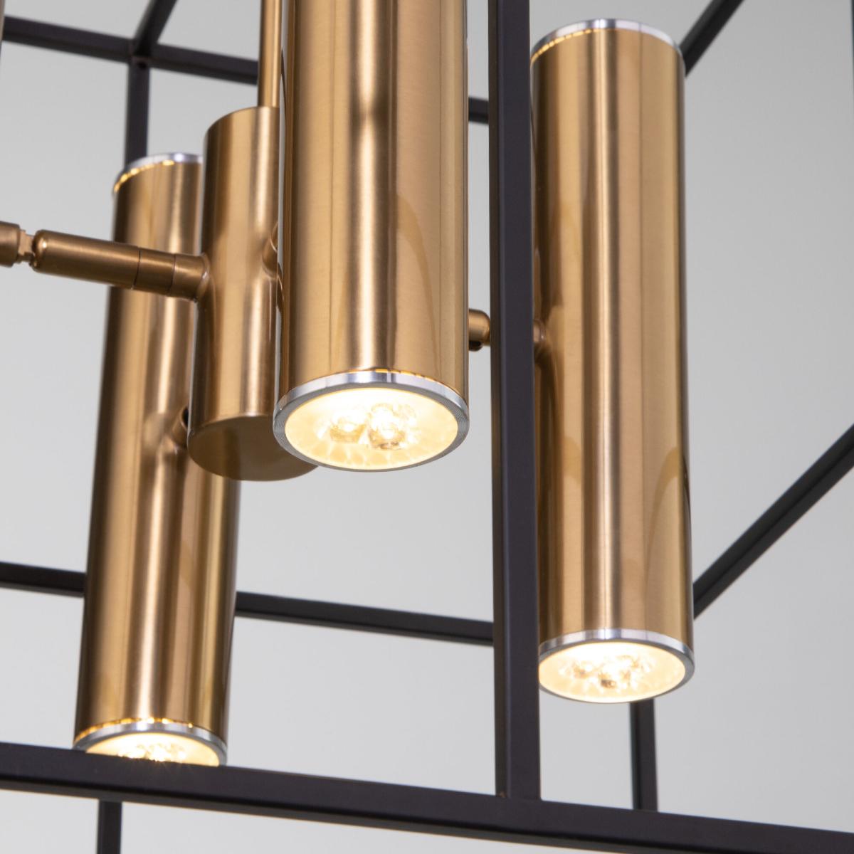 Люстра на штанге Eurosvet Adamson 70142/8 латунь a060669