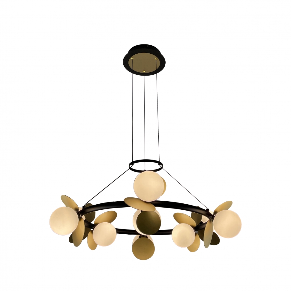 Подвесная люстра iLedex Savage C4641-9 MBK+SGD Подвесная люстра iLedex Savage C4641-9 MBK+SGD