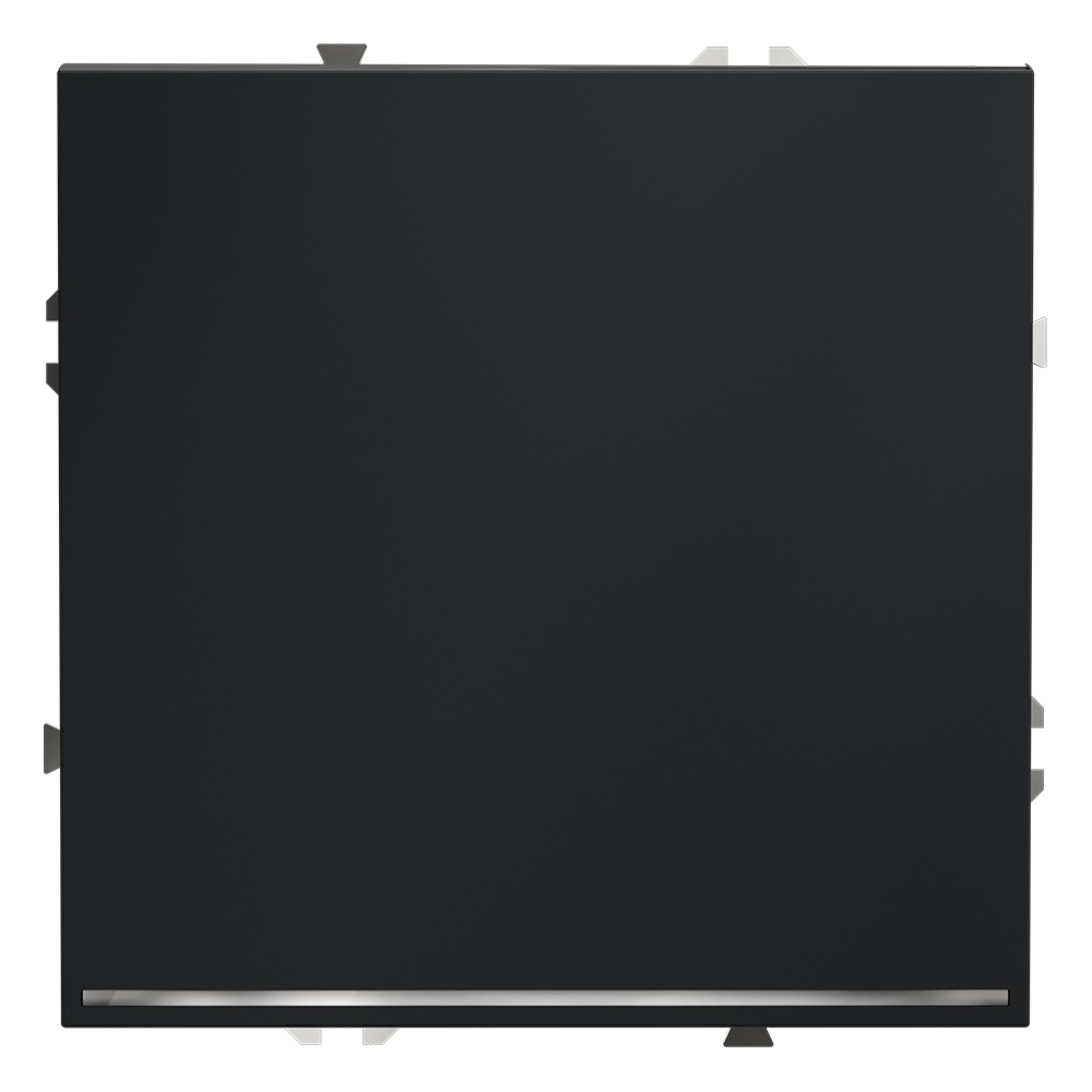 Выключатель одноклавишный с подсветкой Voltum S70 VLS010207 (графит)