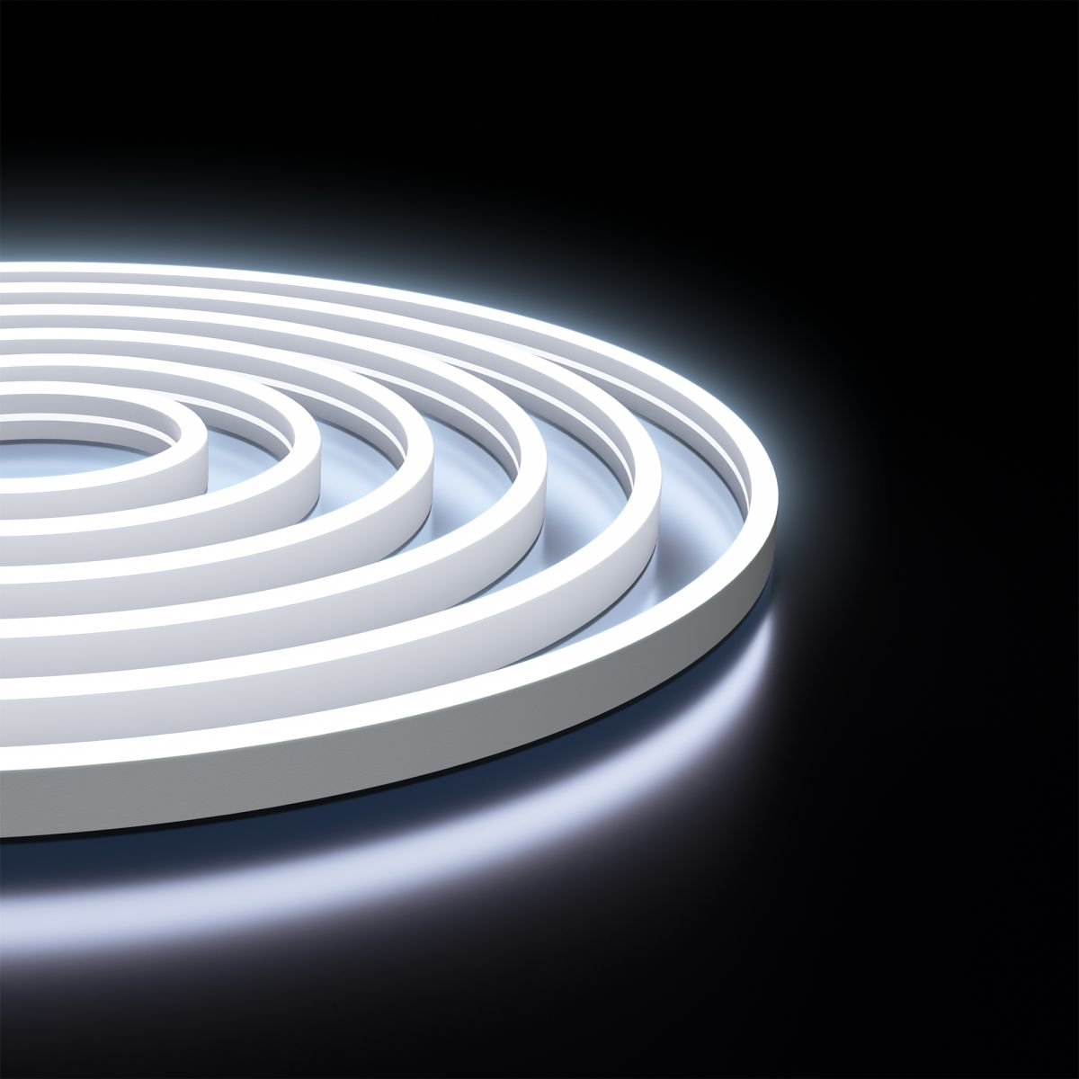 Светодиодный неон Apeyron 24В, 10Вт/м, 400Лм/м, 6500К (х.б.) smd 2835 120д/м,  PCB 8мм, 6х12мм, 10м, IP65 17-309