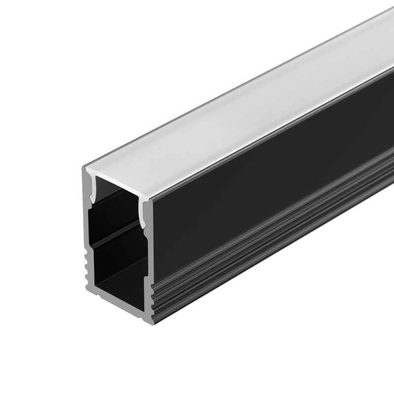 Алюминиевый профиль Arlight SL-MINI-8-H12-2000 BLACK 037106 Алюминиевый профиль Arlight SL-MINI-8-H12-2000 BLACK 037106