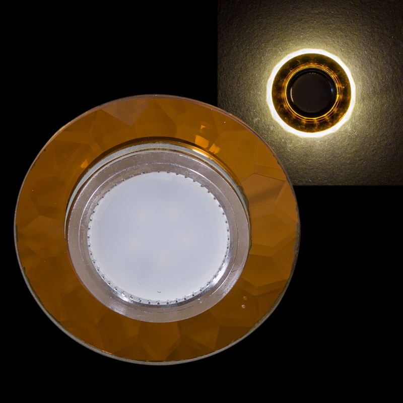 Встраиваемый светильник Reluce 14008-9.0-001LD MR16+LED3W TEA Встраиваемый светильник Reluce 14008-9.0-001LD MR16+LED3W TEA