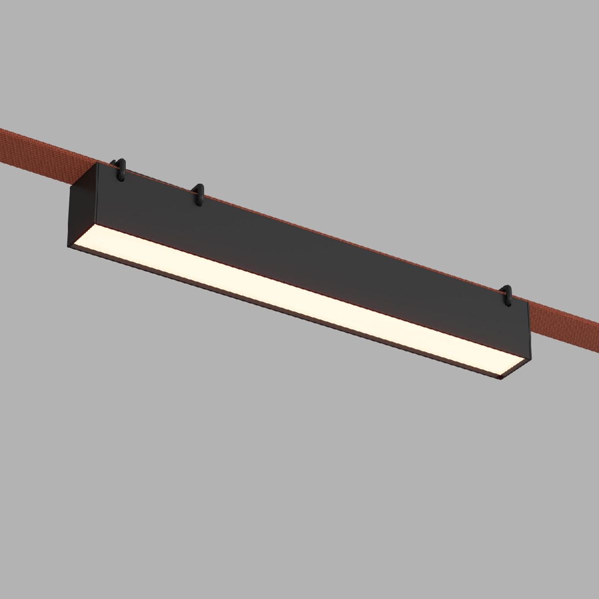 Трековый однофазный светильник Denkirs Belty Linear DK5575-BK Трековый однофазный светильник Denkirs Belty Linear DK5575-BK
