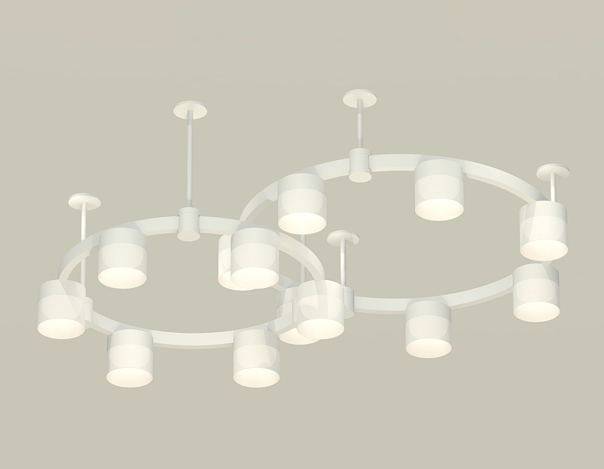 Комплект подвесного светильника Ambrella Light Techno Ring XR92211002 (A9221, A9226, C9236, C9231, N8402)
