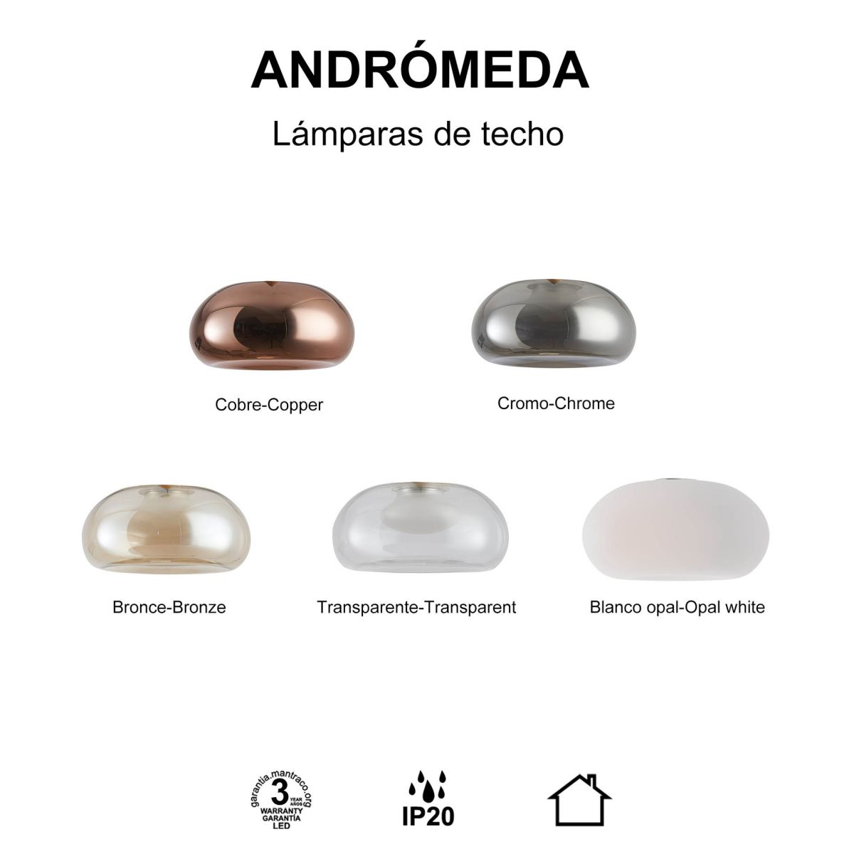 Плафон Mantra Andromeda 9350