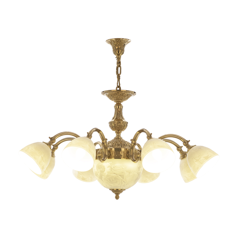 Подвесная люстра Bohemia Ivele Crystal Verona 72213P/8/210 G P1 D Rose