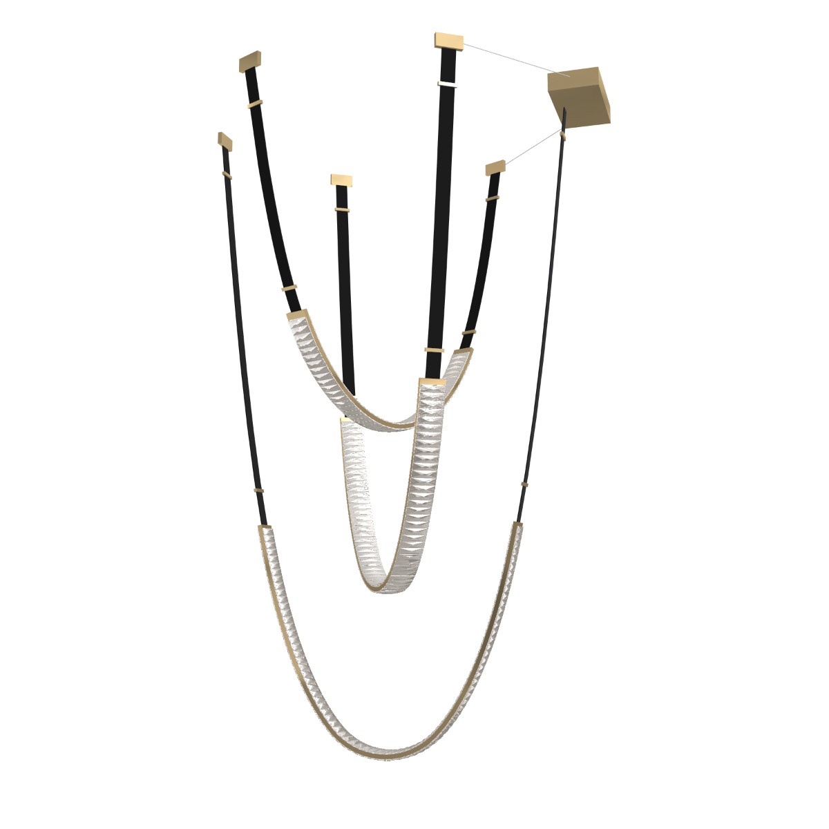 Подвесной светильник Delight Collection MD24083001-3A black/gold