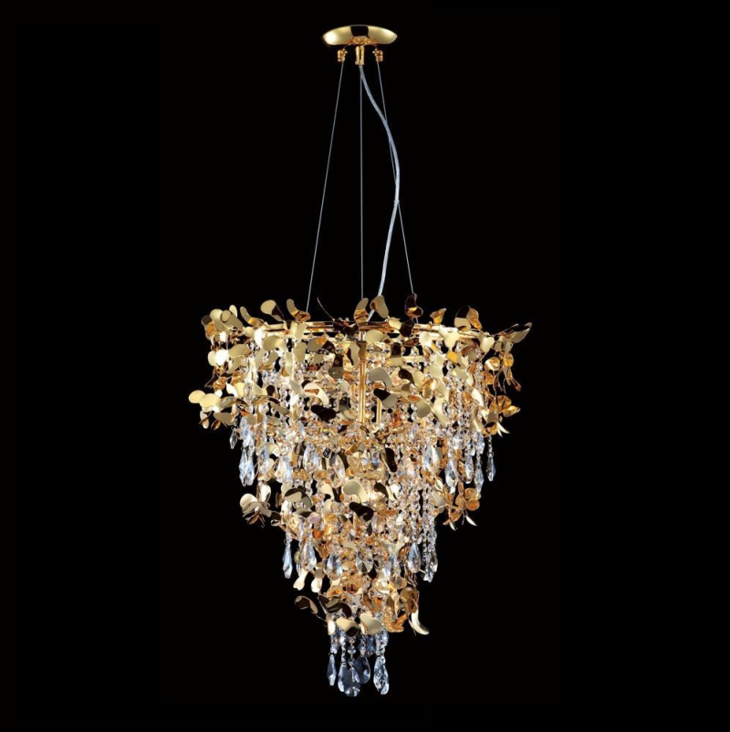Подвесная люстра Crystal Lux Romeo SP10 Gold D600 Подвесная люстра Crystal Lux Romeo SP10 Gold D600