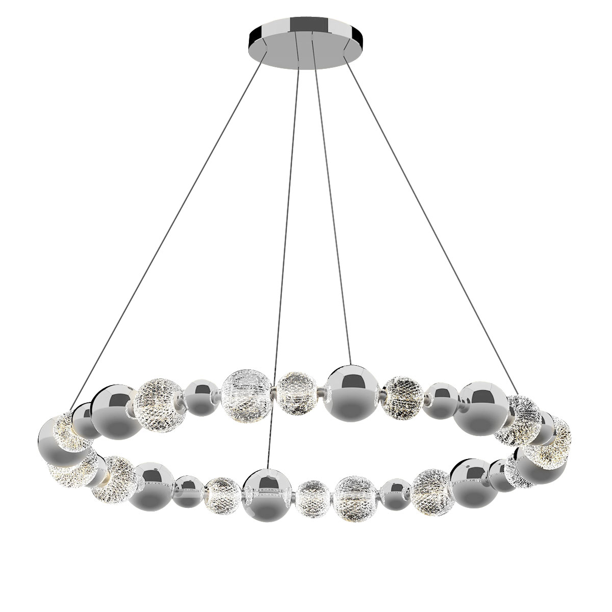 Подвесной светильник DeLight Collection Elliot Diamante MD21001002-1F chrome Подвесной светильник DeLight Collection Elliot Diamante MD21001002-1F chrome