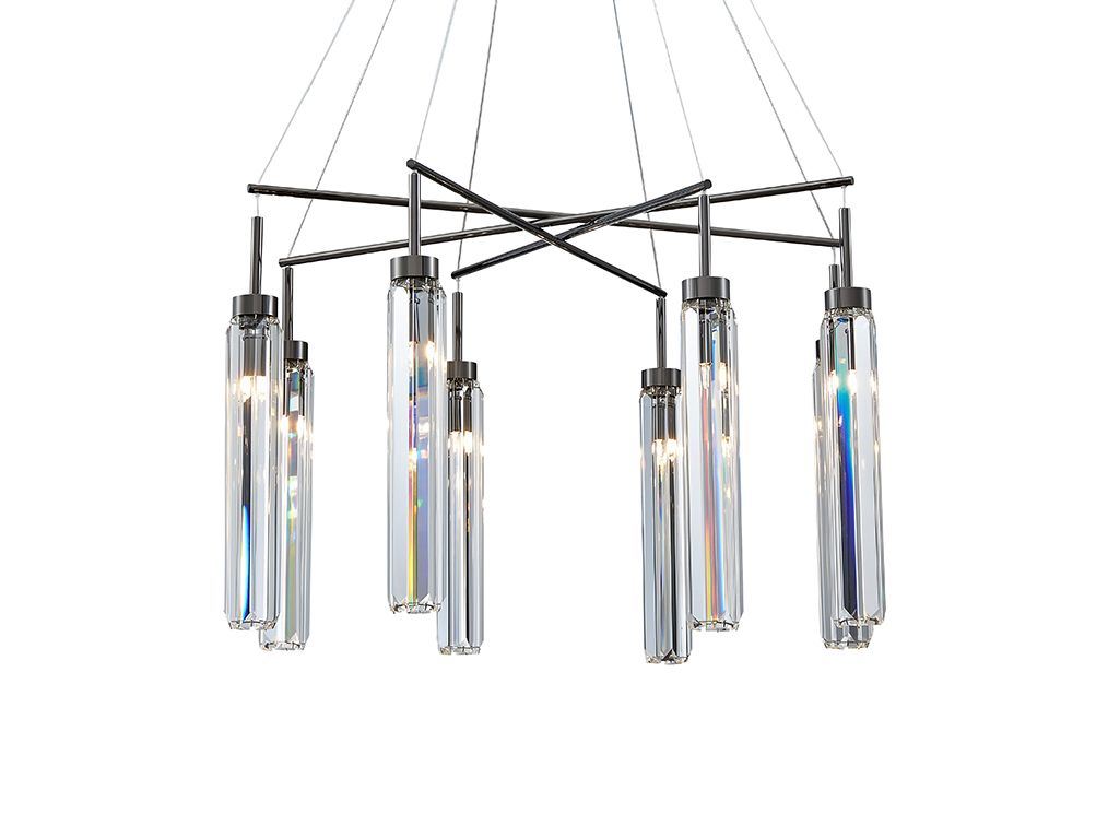 Подвесная люстра Newport 4520 4524+4/S black glossy М0068549