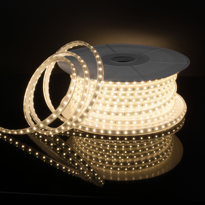 Светодиодная лента Elektrostandard 220V 14,4W 120Led 2835 IP65 дневной белый, 50 м 4690389170966 a053639