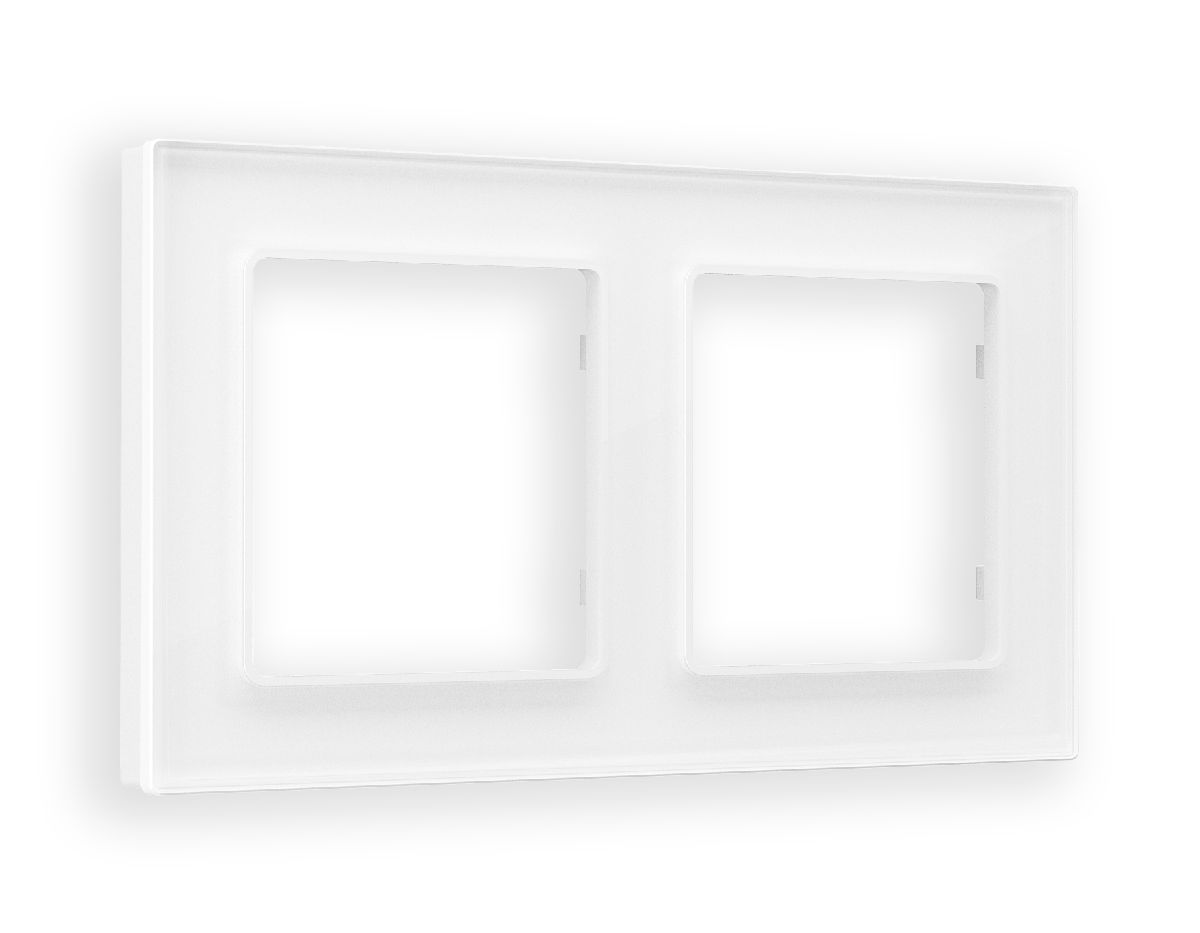 Рамка двухместная Ambrella Volt Platos AF380102 Рамка двухместная Ambrella Volt Platos AF380102